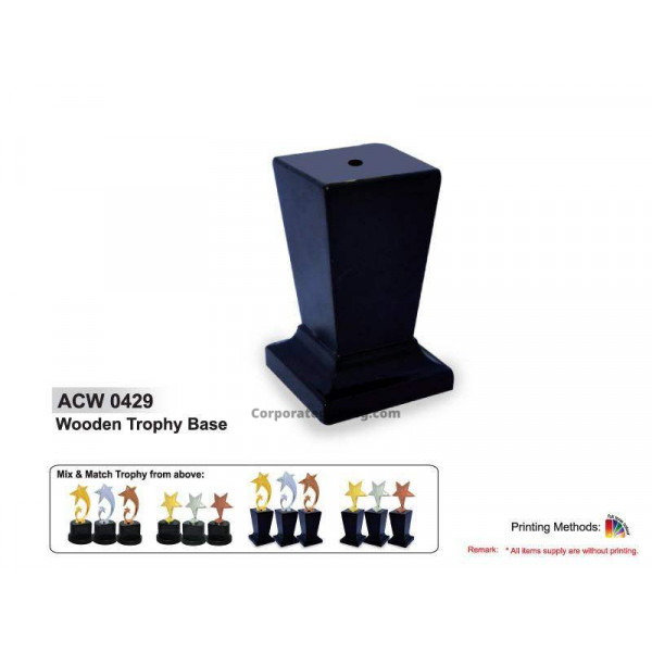 ACW 0429 Wooden Trophy Base Accessories